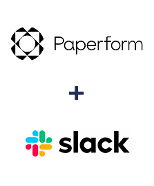 Integration of Paperform and Slack