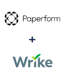 Integration of Paperform and Wrike