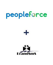 Integration of PeopleForce and BrandSMS 