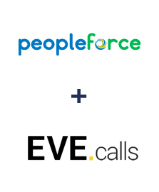 Integration of PeopleForce and Evecalls