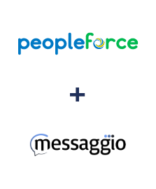 Integration of PeopleForce and Messaggio
