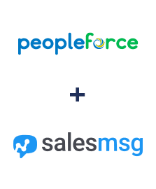 Integration of PeopleForce and Salesmsg