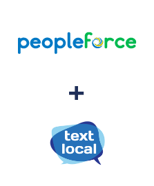 Integration of PeopleForce and Textlocal