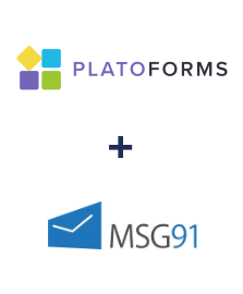 Integration of PlatoForms and MSG91
