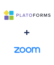 Integration of PlatoForms and Zoom