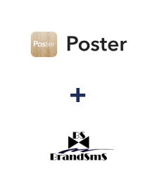 Integration of Poster and BrandSMS 