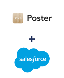 Integration of Poster and Salesforce CRM