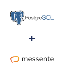 Integration of PostgreSQL and Messente