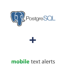 Integration of PostgreSQL and Mobile Text Alerts