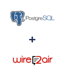 Integration of PostgreSQL and Wire2Air