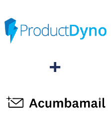 Integration of ProductDyno and Acumbamail