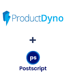 Integration of ProductDyno and Postscript