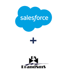 Integration of Salesforce CRM and BrandSMS 
