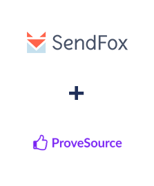 Integration of SendFox and ProveSource