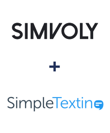 Integration of Simvoly and SimpleTexting