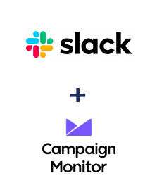 Integration of Slack and Campaign Monitor