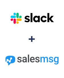 Integration of Slack and Salesmsg