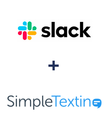 Integration of Slack and SimpleTexting