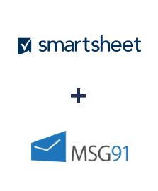 Integration of Smartsheet and MSG91