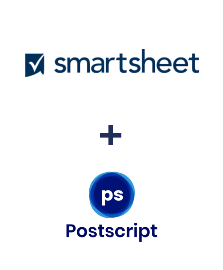 Integration of Smartsheet and Postscript
