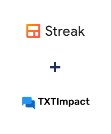 Integration of Streak and TXTImpact