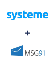 Integration of Systeme.io and MSG91