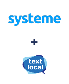 Integration of Systeme.io and Textlocal