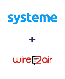 Integration of Systeme.io and Wire2Air