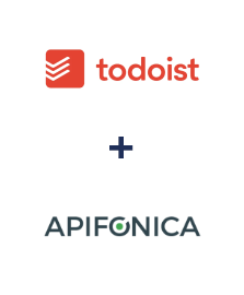 Integration of Todoist and Apifonica