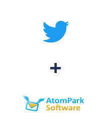 Integration of Twitter and AtomPark