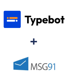 Integration of Typebot and MSG91