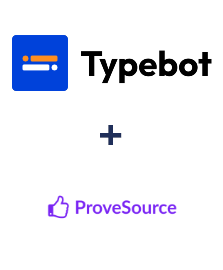Integration of Typebot and ProveSource