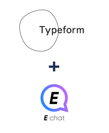 Integration of Typeform and E-chat