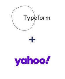 Integration of Typeform and Yahoo!