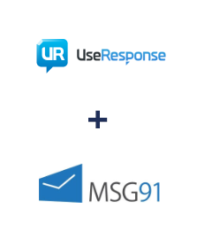 Integration of UseResponse and MSG91