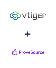 Integration of vTiger CRM and ProveSource