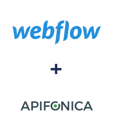 Integration of Webflow and Apifonica