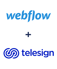 Integration of Webflow and Telesign