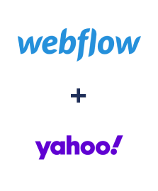 Integration of Webflow and Yahoo!