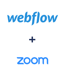 Integration of Webflow and Zoom