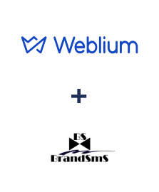 Integration of Weblium and BrandSMS 