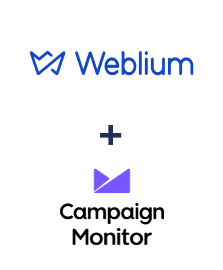 Integration of Weblium and Campaign Monitor