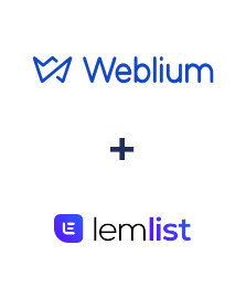 Integration of Weblium and Lemlist