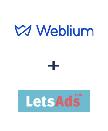 Integration of Weblium and LetsAds