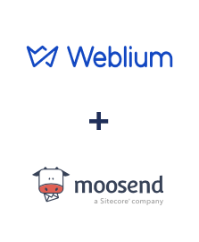 Integration of Weblium and Moosend