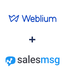 Integration of Weblium and Salesmsg