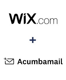 Integration of Wix and Acumbamail