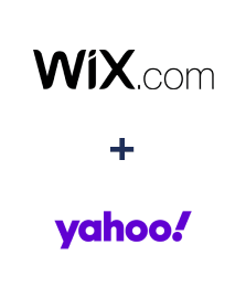 Integration of Wix and Yahoo!