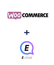 Integration of WooCommerce and E-chat