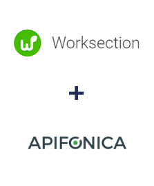 Integration of Worksection and Apifonica